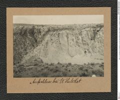 Seite 13, Umschlag mit Fotografien und losen beschriebenen Seiten, Beilage 1 zu "Palästina (Tagebuch)" (NHMW-PRAE-BBB-80-Beilage-1)